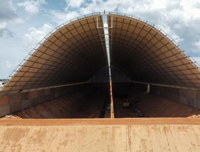 Ampliação Armazém Graneleiro com Capacidade para 1.100.000,00 sacas